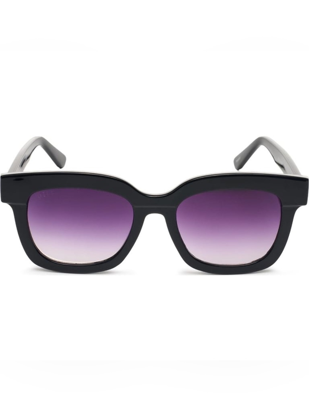 DIFF Eyewear Makay Square Sunglasses oversized chunky square purple/grey gradien